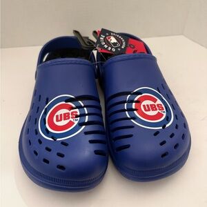 Youth Blue Cubs Logo Clog Sandals